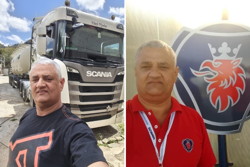 Fernando e sua fidelidade a marca Scania